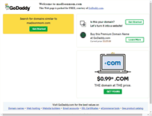 Tablet Screenshot of madisonmom.com